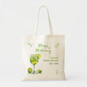 Margs en Huwelijk Cocktail Bruidsfeest Tote Bag (Voorkant)