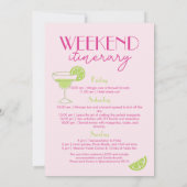 Margs en Huwelijk Cocktail Meidenavond  Kaart (Achterkant)