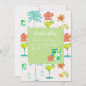 Margs en Huwelijk Green Fiesta Bachelorette Kaart (Achterkant)