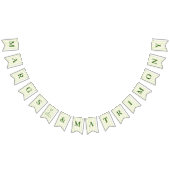 Margs en Huwelijk Groen Gestreepte Vlaggetjes (Alle)