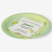 Margs en Huwelijk Juffrouwenfeest Papieren Bordje (Gekanteld)