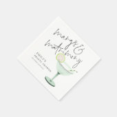 Margs en Huwelijk Margarita Bruidsfeest Servet (Hoek)