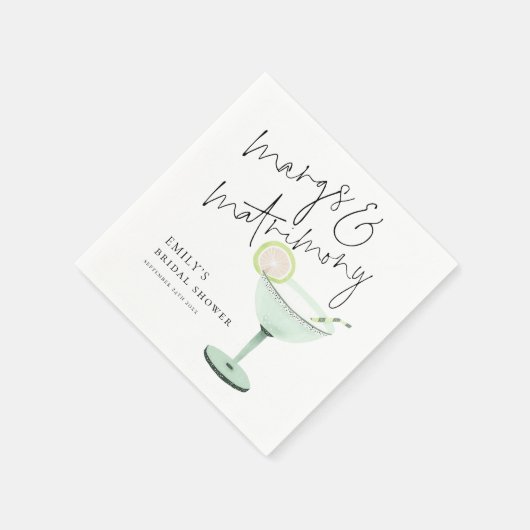 Margs en Huwelijk Margarita Bruidsfeest  Servet (Hoek)