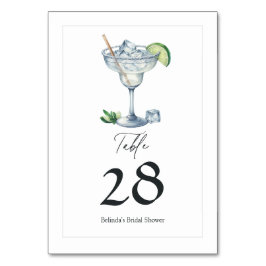 Margs en Huwelijk Margarita Bruidsfeestje Kaart