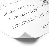 Margs en huwelijk Margarita Douche welkom Poster (Hoek)