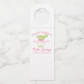Margs en Huwelijk Margaritas Bachelorette Party Flessenhanger (Voorkant)