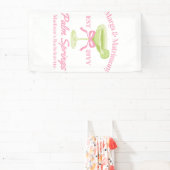 Margs en Huwelijk Margaritas Bachelorette Party Spandoek (Insitu)