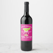 Margs en Huwelijk Margaritas Meisjesavond Wijn Etiket (Voorkant)