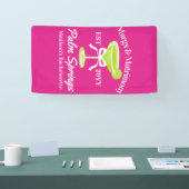 Margs en Huwelijk Margaritas vrijgezellenfeest Spandoek (Beurs)