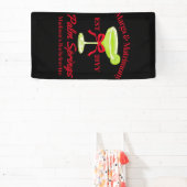 Margs en Huwelijk Margaritas vrijgezellenfeest Spandoek (Insitu)