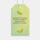 Margs en Huwelijk Meisjesuitje Cadeaulabel (Achterkant)