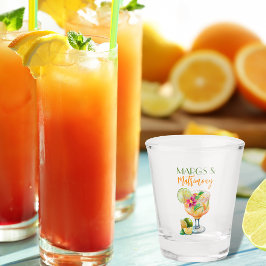 Margs en Huwelijk Tequila & Fiesta Bachelorette Shot Glas