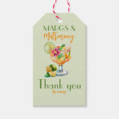 Margs en Huwelijk Tequila & Fiesta Meidenavond Cadeaulabel (Voorkant)