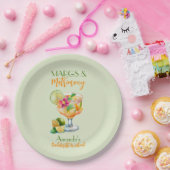 Margs en Huwelijk Tequila & Fiesta Meisje-uitstapj Papieren Bordje (Feest)