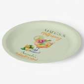 Margs en Huwelijk Tequila & Fiesta Meisje-uitstapj Papieren Bordje (Gekanteld)