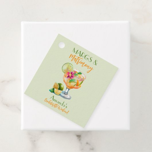 Margs en Huwelijk Tequila & Fiesta vrijgezellenfee Bedankjes Labels (In situ)