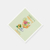 Margs en Huwelijk Tequila & Fiesta Vrijgezellenfee Servet (Hoek)