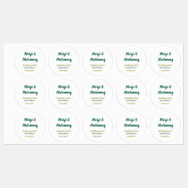 Margs en huwelijk voeg naam datum vrijgezellenfees labels