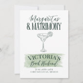 Margs en Huwelijk Vrijgezellenfeest Uitnodiging (Voorkant)