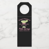 Margs en Huwelijks Margaritas Meisjesavond Flessenhanger (Voorkant)