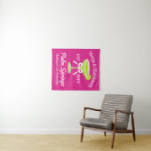 Margs en Matrimony Bachelorette Party Achtergrond Wandkleed (In Situ (horizontaal))