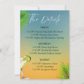 Margs en Matrimony Bachelorette Weekend Party Kaart (Achterkant)