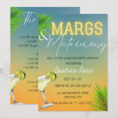 Margs en Matrimony Bachelorette Weekend Party Kaart (Voorkant / Achterkant)