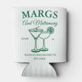 Margs en Matrimony Beach Bachelorette feest Blikjeskoeler (Achterkant)