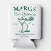 Margs en Matrimony Beach Bachelorette feest Blikjeskoeler (Achterkant)