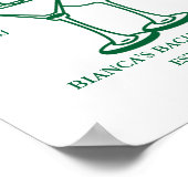 Margs en Matrimony Beach Bachelorette feest Poster (Hoek)