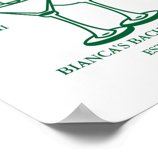 Margs en Matrimony Beach Bachelorette feest Poster (Hoek)