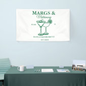 Margs en Matrimony Beach Bachelorette feest Spandoek (Beurs)