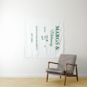 Margs en Matrimony Beach Bachelorette feest Wandkleed (In Situ (horizontaal))