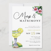 Margs en Matrimony bruids douche uitnodiging (Voorkant)