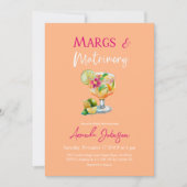 Margs en Matrimony Tequila & Fiesta Vrijgezellenfe Kaart (Voorkant)