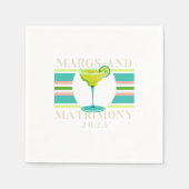 Margs & Huwelijk - Bachelorette 2025 Servet (Voorkant)