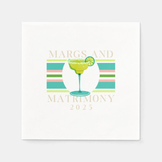Margs & Huwelijk - Bachelorette 2025 Servet (Voorkant)