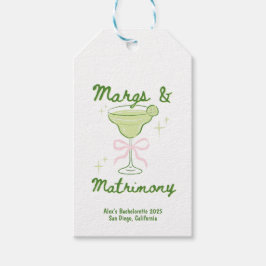 Margs & Huwelijk Bachelorette Custom Cadeaulabel