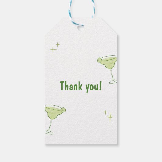 Margs & Huwelijk Bachelorette Custom Cadeaulabel (Achterkant)