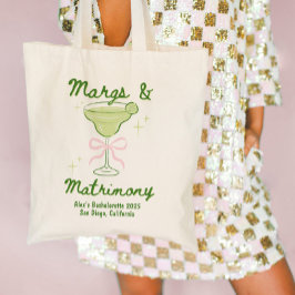 Margs & Huwelijk Bachelorette Custom Tote Bag