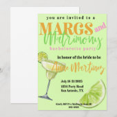 Margs & Huwelijk Bachelorette uitnodiging (Voorkant / Achterkant)