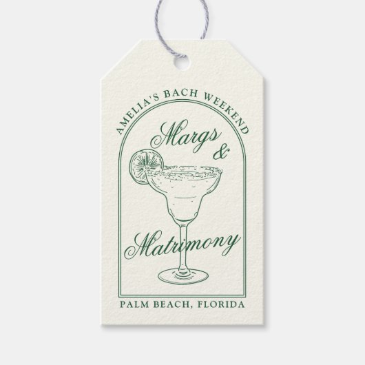 Margs & Huwelijk Cadeaulabel (Voorkant)