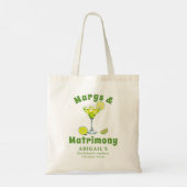 Margs & Huwelijk cocktail vrijgezellenweekend Tote Bag (Achterkant)