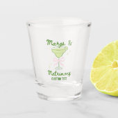 Margs & Huwelijk Custom Shot Glas (Voorkant)