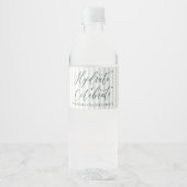 Margs & Huwelijk Eigen Water Fles Label Waterfles Etiket (Voorkant)