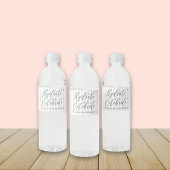 Margs & Huwelijk Eigen Water Fles Label Waterfles Etiket