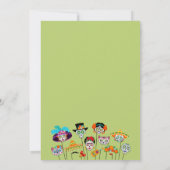 Margs & Huwelijk Halloween Mexicaanse Paar Douche Kaart (Achterkant)