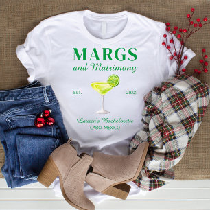 Margs & Huwelijk Laatste Fiesta Bachelorette Feest T-shirt