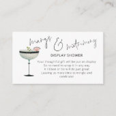 Margs Huwelijk Margarita Bruids Display Douche Informatiekaartje (Voorkant)