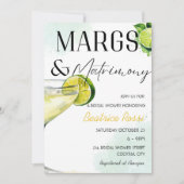 Margs & Huwelijk Margarita Vrijgezellenfeest Kaart (Voorkant)